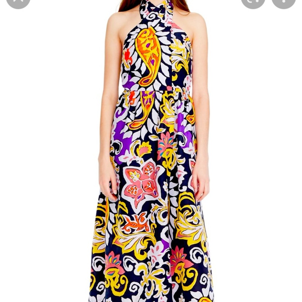 J. Crew Sarong Style Maxi Dress 8